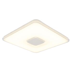 Štvorcové stropné svietidlo vrátane stmievania LED na teplé diaľkové ovládanie - Soul