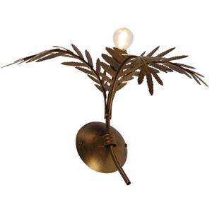 Vintage nástenné svietidlo zlaté 30 cm - Botanica