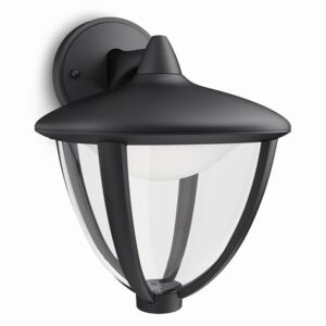 LED vonkajšie nástenné svietidlo Philips ROBIN 15471/30/16 - čierna