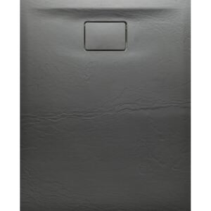 Sapho, ACORA sprchová vanička,litý mramor,obdĺžnik 120x80x3,5cm,šedá,dekor kameň, AC024