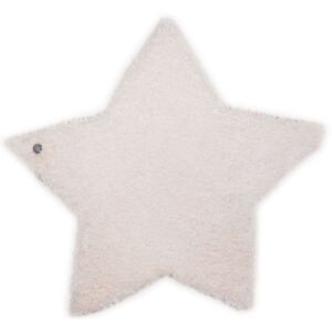 Koberec SOFT STAR biely - 100x100 cm