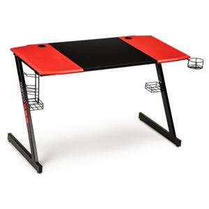 Herný stôl Jade ModernHome 120 cm čierny / červený