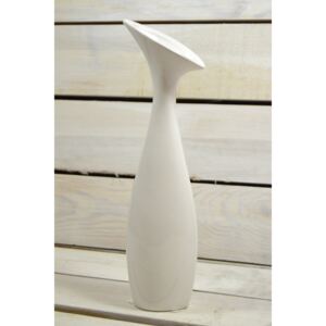 Keramická váza - biela (v. 30 cm) veľkosť