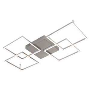 Dizajnové stropné svietidlo oceľové vrátane LED a stmievača - Plazas Mondrian