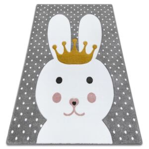 Detský koberec Bunny Petit sivý - rôzne rozmery -: 120x170 cm