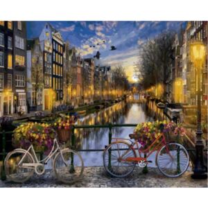 Namaluj si obraz "Amsterdam" 40x50 cm