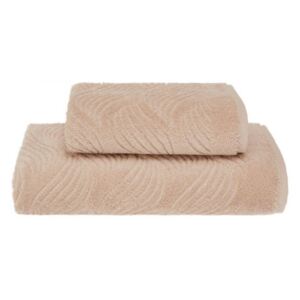 Soft Cotton Osuška WAVE 75x150 cm. Rozmery 75 x 150 cm osušky WAVE sú viac než veľkorysé, takže poskytujú maximálne pohodlie. 100% česaná bavlna je synonymom pre veľmi kvalitný materiál. Cappuccino
