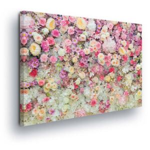 Obraz na plátne - Pastel Flowers 80x60 cm