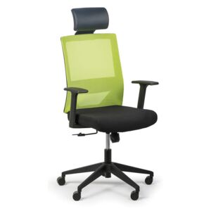 Kancelárska stolička Fox, zelená