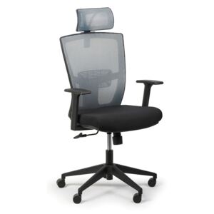 Kancelárska stolička Fantom, sivá