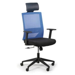 Kancelárska stolička Fox, modrá
