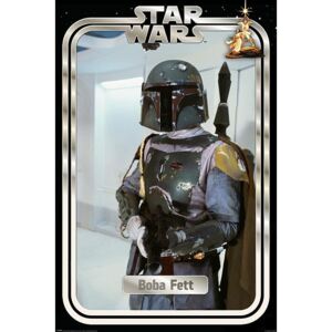 Plagát, Obraz - Star Wars - Boba Fett Retro Packaging, (61 x 91,5 cm)