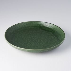 MADE IN JAPAN Plytký tanier Earthy Green 26 cm