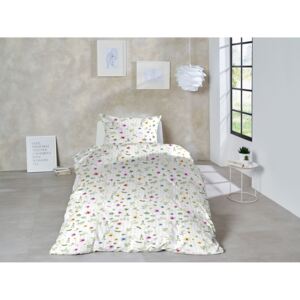 Primera Bavlnená posteľná bielizeň zelená / fialová / žltá, 140 x 200 cm (100317992)