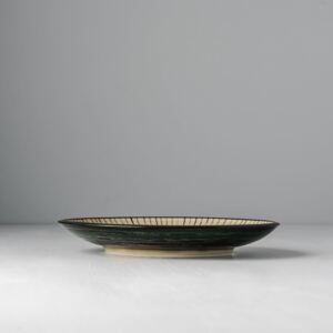 MADE IN JAPAN Sada 2 ks: Plytký tanier Dk Green 20 cm