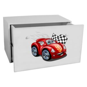 Box na hračky Poquito s pretekárskym autom