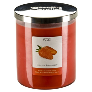 Aromatická sviečka s vôňou jahôd Copenhagen Candles, doba horenia 70 hodín