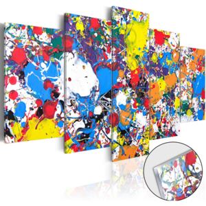 Obraz na skle Bimago - Colourful Imagination 100x50 cm