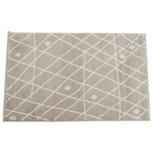TEMPO KONDELA Tyron koberec 67x120 cm béžová / biela