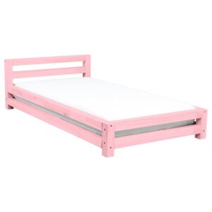 Benlemi Jednolôžková posteľ Modern 90x200 cm Farba: Ružová