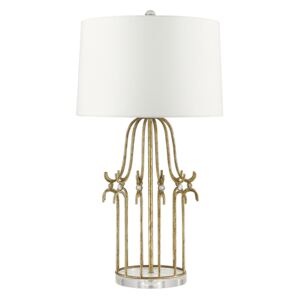 Elstead GN/STELLA/TL GD | Stella 1 Light Table Lamp - Distressed Gold