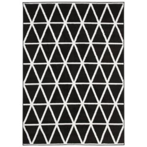 Kusový koberec PP Ervin čierny, Velikosti 120x170cm