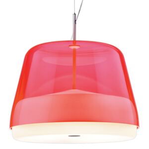 Prandina La Belle S5 závesná lampa červená