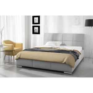 Čalúnená posteľ MONICA + matrac DE LUX, 200x200, madryt 190