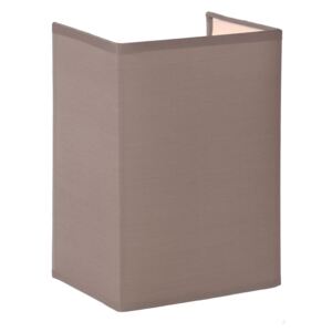 Lucide 61254/14/41 | CORAL Wall Light E27 Shade Rectan.15-11-21cm taupe