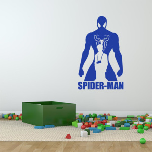 GLIX Avengers Spider Man - samolepka na stenu Modrá 30x20 cm