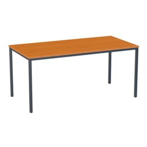 Jedálenský stôl Versys s podnožím antracit RAL 7016, 160 x 80 x 74,3 cm, čerešňa