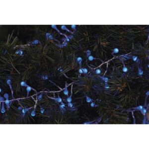 EMOS Lighting| ZY2031T| LED vianočná reťaz – strapec, 2,4m, vonkajšia, modrá, čas