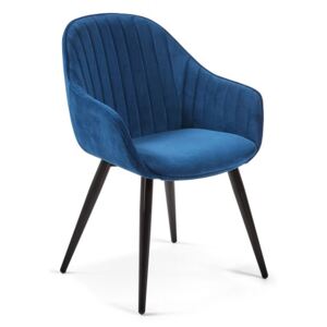 HERBERT VELVET stolička, Farba modrá