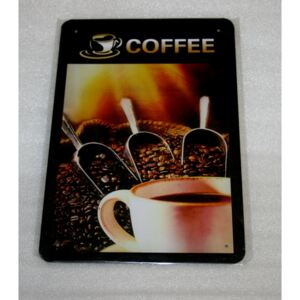Kovová tabuľka Coffee 2