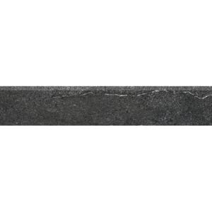 Sokel Rako Quarzit čierna 8,5x45 cm, mat DSAPM739.1