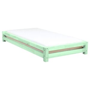 Benlemi Jednolôžková posteľ Japa 120x190 cm Farba: Pastelová zelená