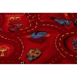 MAXMAX Dětský koberec CARS červený