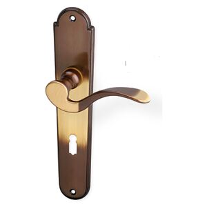 Dverové kovanie ACT Kampa (BRONZ) - BB kľučka-kľučka otvor pre obyčajný kľúč/Bronz