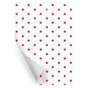 Baliaci papier Red stars