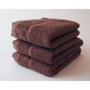 Dobrý Textil Malý uterák Economy 30x50 - Hnědá | 30 x 50 cm