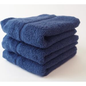 Dobrý Textil Malý uterák Economy 30x50 - Tmavě modrá | 30 x 50 cm