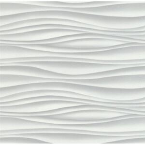 Vliesové tapety na stenu Freestyle 6344-10, rozměr 10,05 m x 0,53 cm, vlnovky vodorovné sivé, Erismann