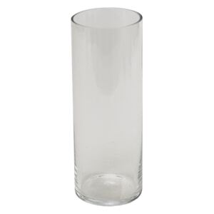 Váza sklo valec 8.5xv23cm