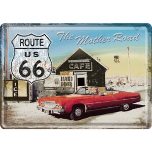 Nostalgic Art Plechová pohľadnice - The Mother Road Route 66