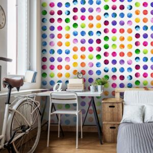 Tapeta - Colourful Dots role 50x1000 cm