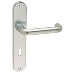 Dverové kovanie MP Coslan (F1) - WC kľučka-kľučka s WC sadou/F1/MP1 (hliník prírodný)