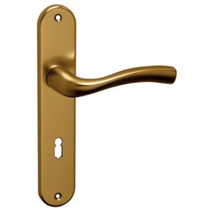 Dverové kovanie MP Arch (F4) - WC kľučka-kľučka s WC sadou/F4/MP4 (hliník bronz)