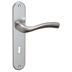 Dverové kovanie MP Arch (F9) - WC kľučka-kľučka s WC sadou/F9 (hliník nerez)