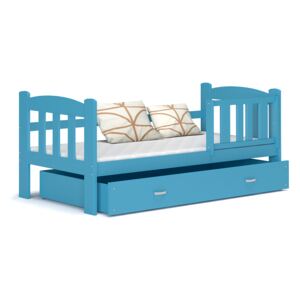 GL Alan 160x70 Modrá detská posteľ Color