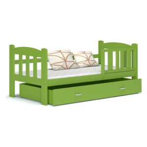 GL Alan 160x70 Zelená detská posteľ color